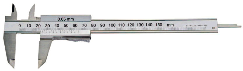 Taschen-Messschieber, 150 mm mit Momentfeststellung