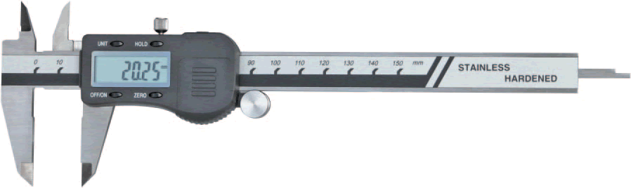 Digital-Messschieber, 150 mm DIN 862 Digital-Messschieber, 150 mm DIN 862