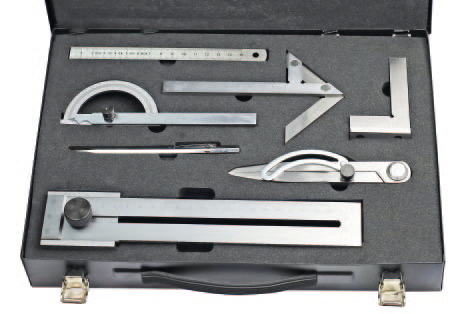 Messzeuge-Satz, 7-teilig mit Metallbox