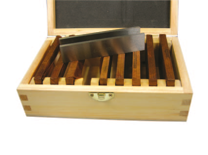 Parallelunterlagen, 9 Paare, 160 mm